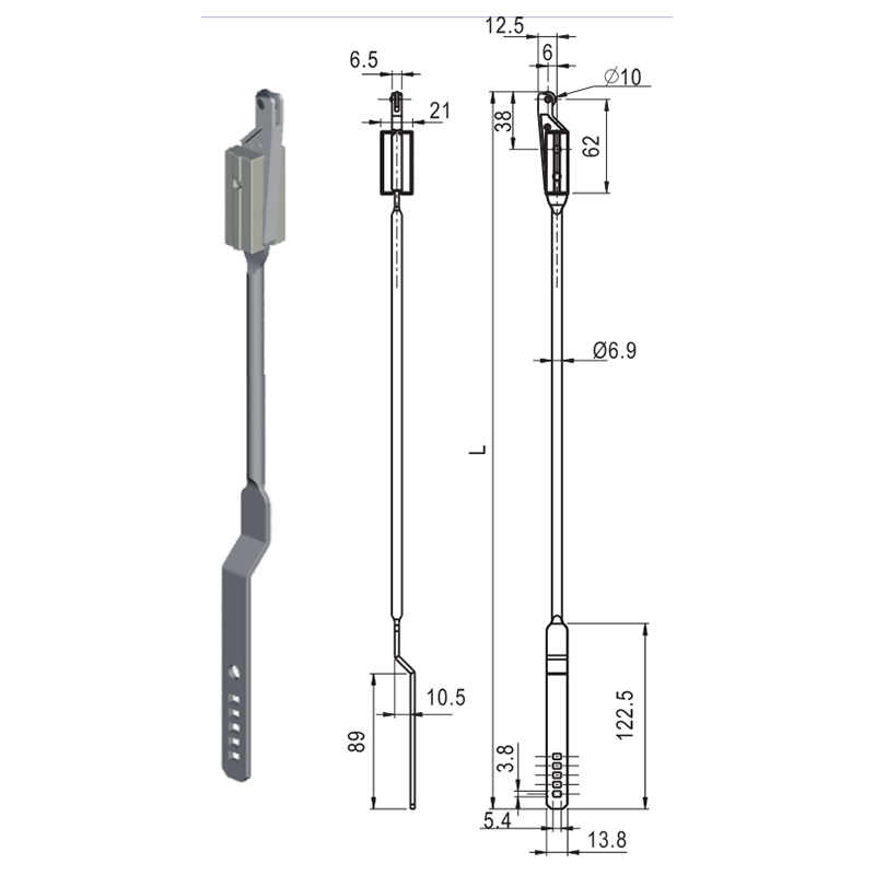 LG002-1A összekötő rúd ipari zártartozékok