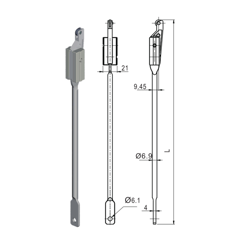 LG002-3 összekötő rúd ipari zártartozékok