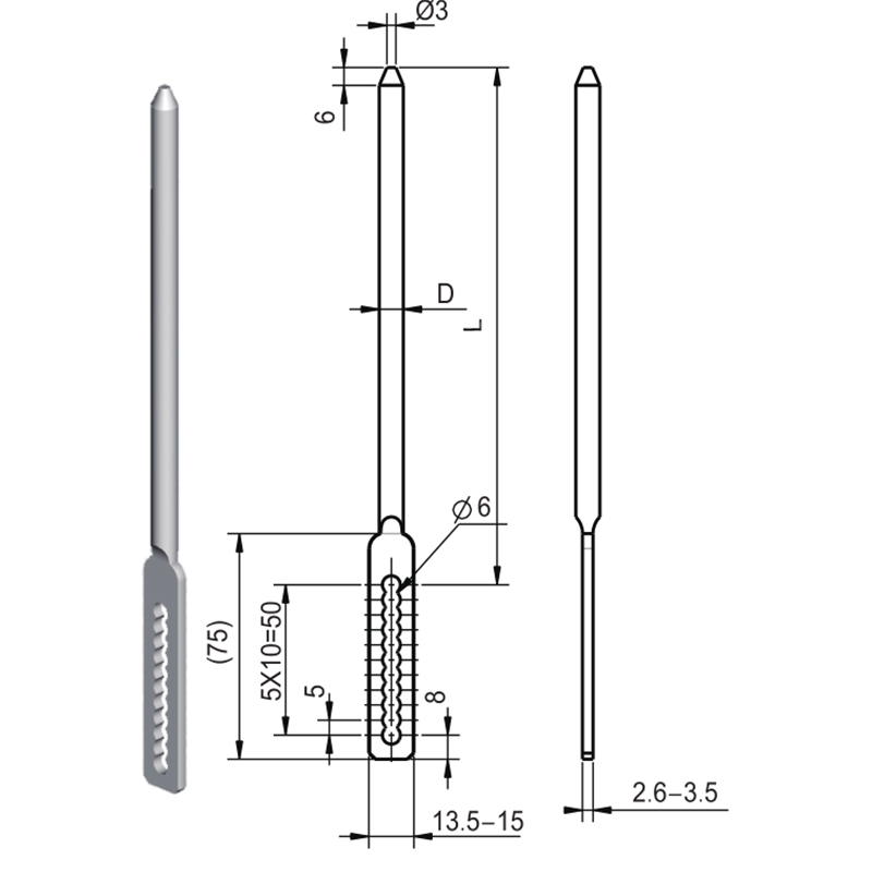 LG003 ipari összekötő rúd tartozékok