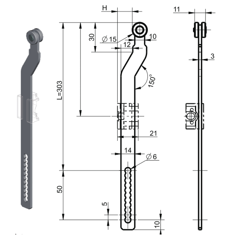 LG006-C Multimodell összekötő rúd tartozékok